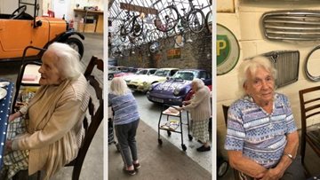 White Rose House Residents enjoy a day out to Carding Shed